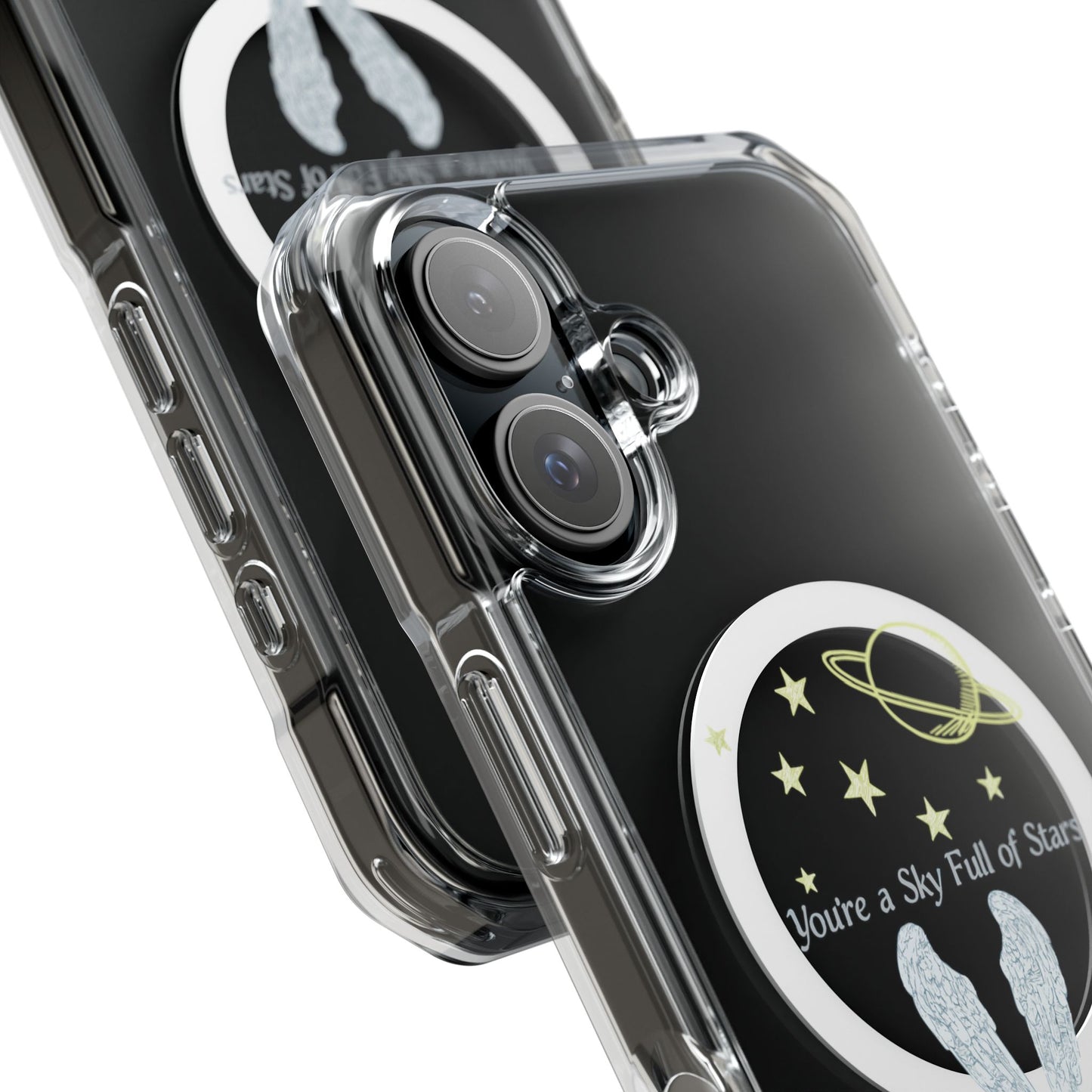 Starry Sky Wings Magnetic Clear Impact case