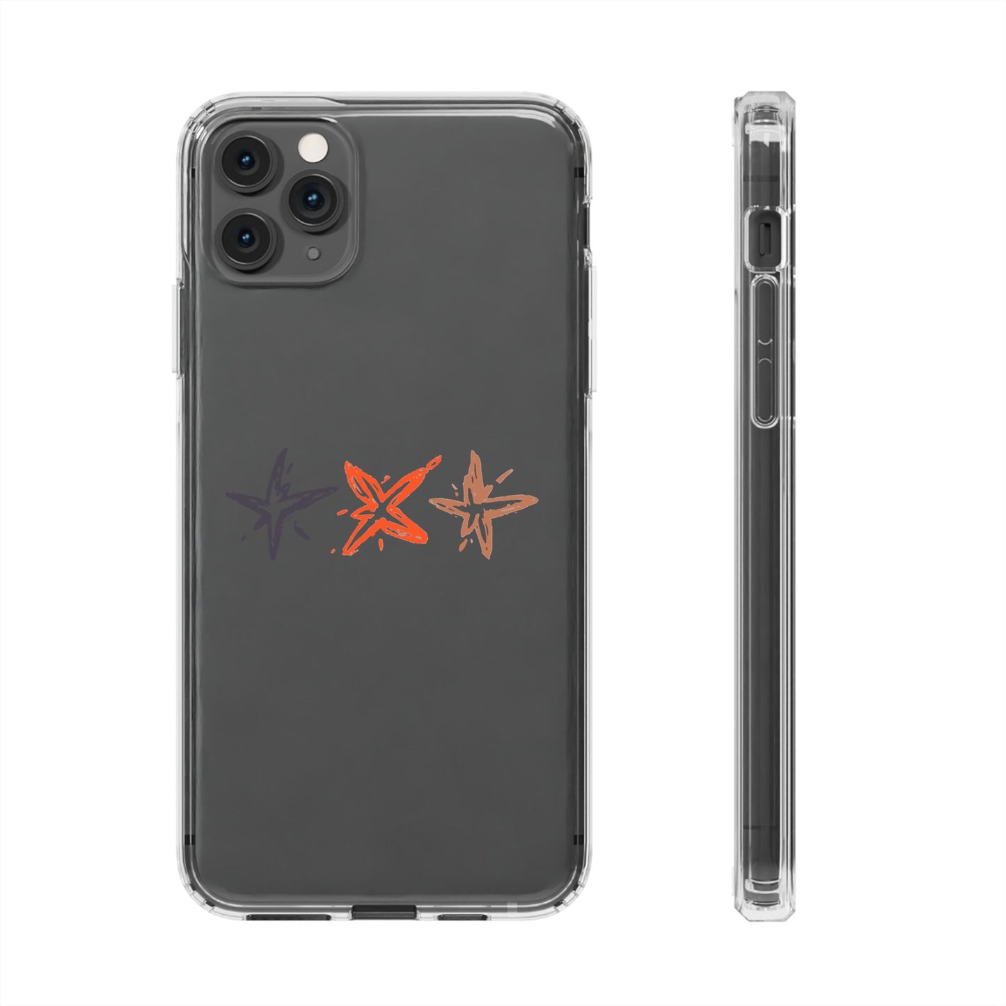 Starlit Threads Clear Cases