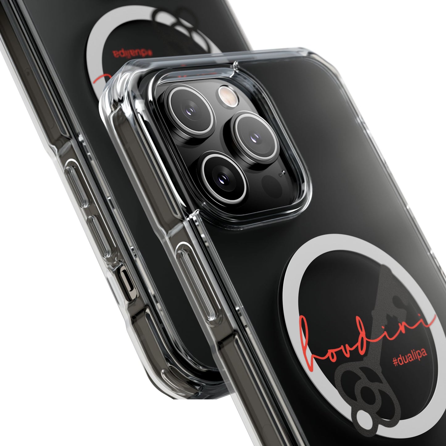 Cursive Spell “Houdini” Magnetic Clear Impact case