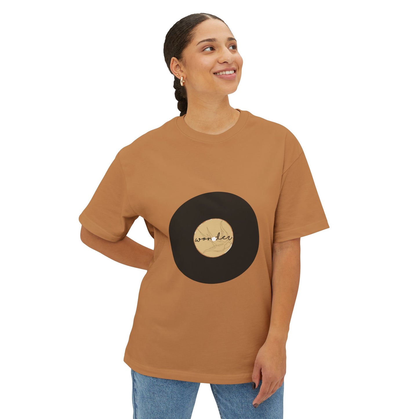 Wonder Spin Unisex Oversized Boxy Tee