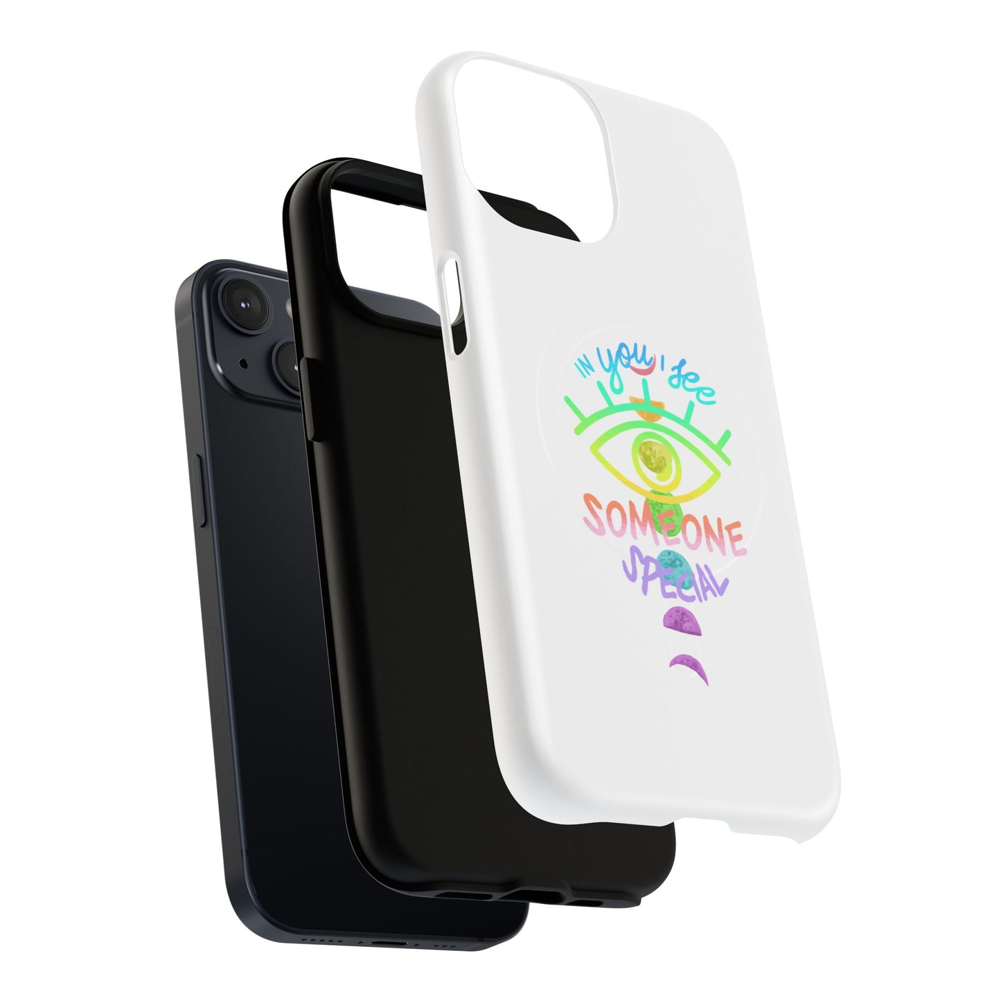 Rainbow Lunar Phases Tough Magnetic Case