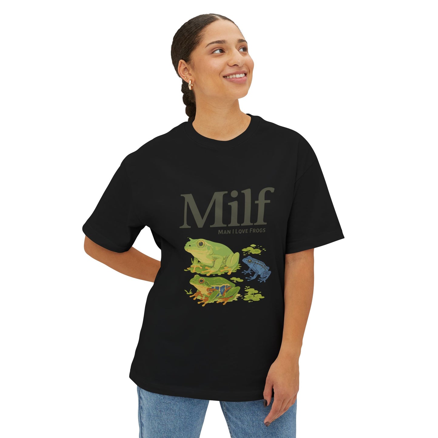 Unisex Oversized Tee – Snazzy Funny Milf Edition