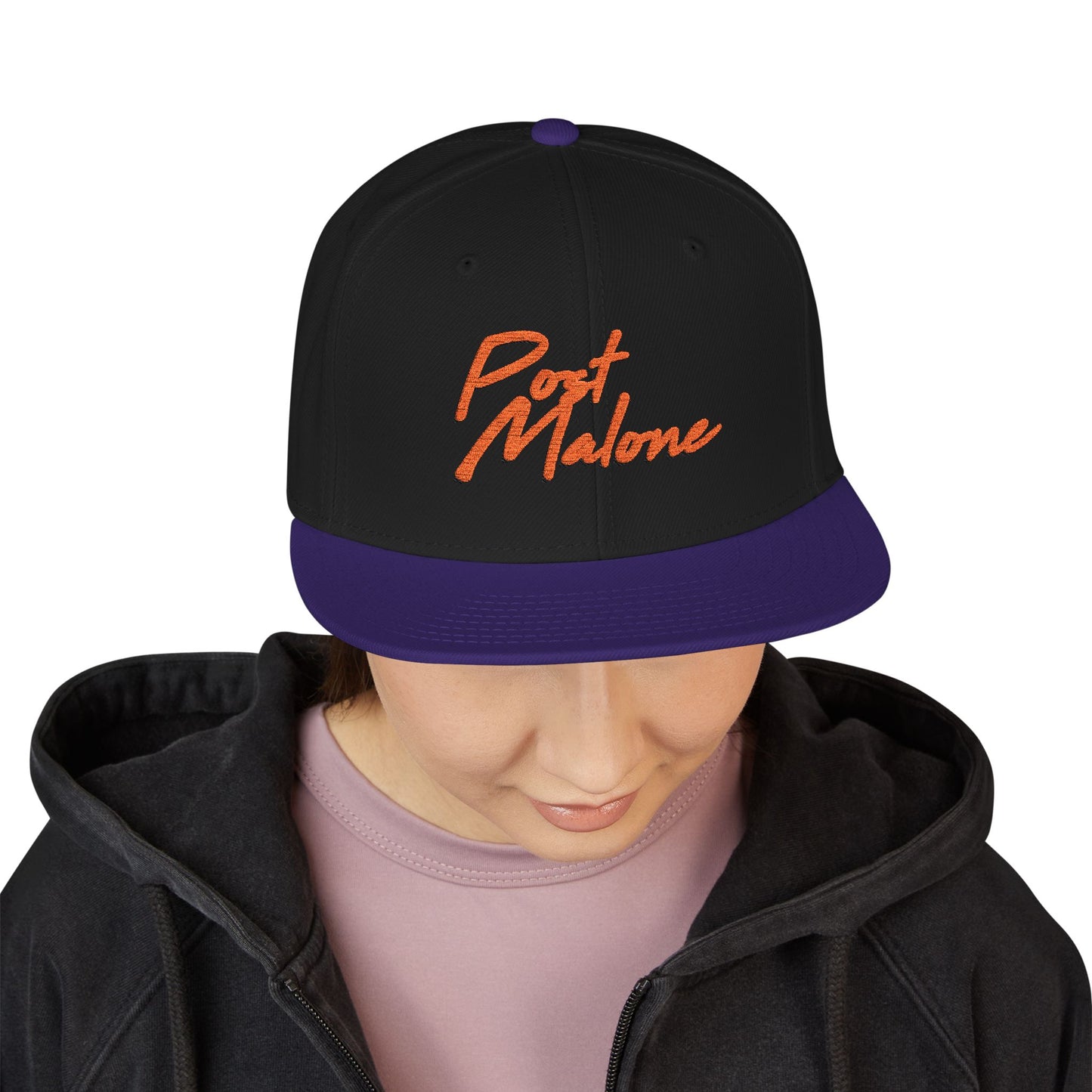 Snapback (Embroidery) – Post Malone Name Design