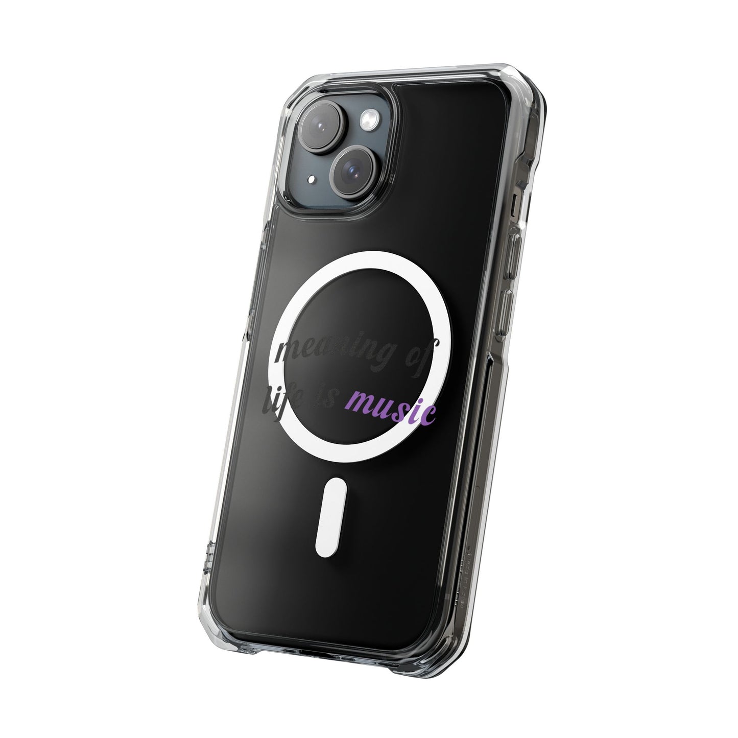 Feel the Music Vibe Magnetic clear Impact Case