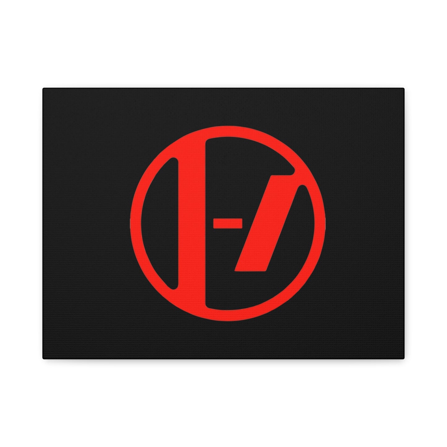 Crimson Orbit Matte Canvas