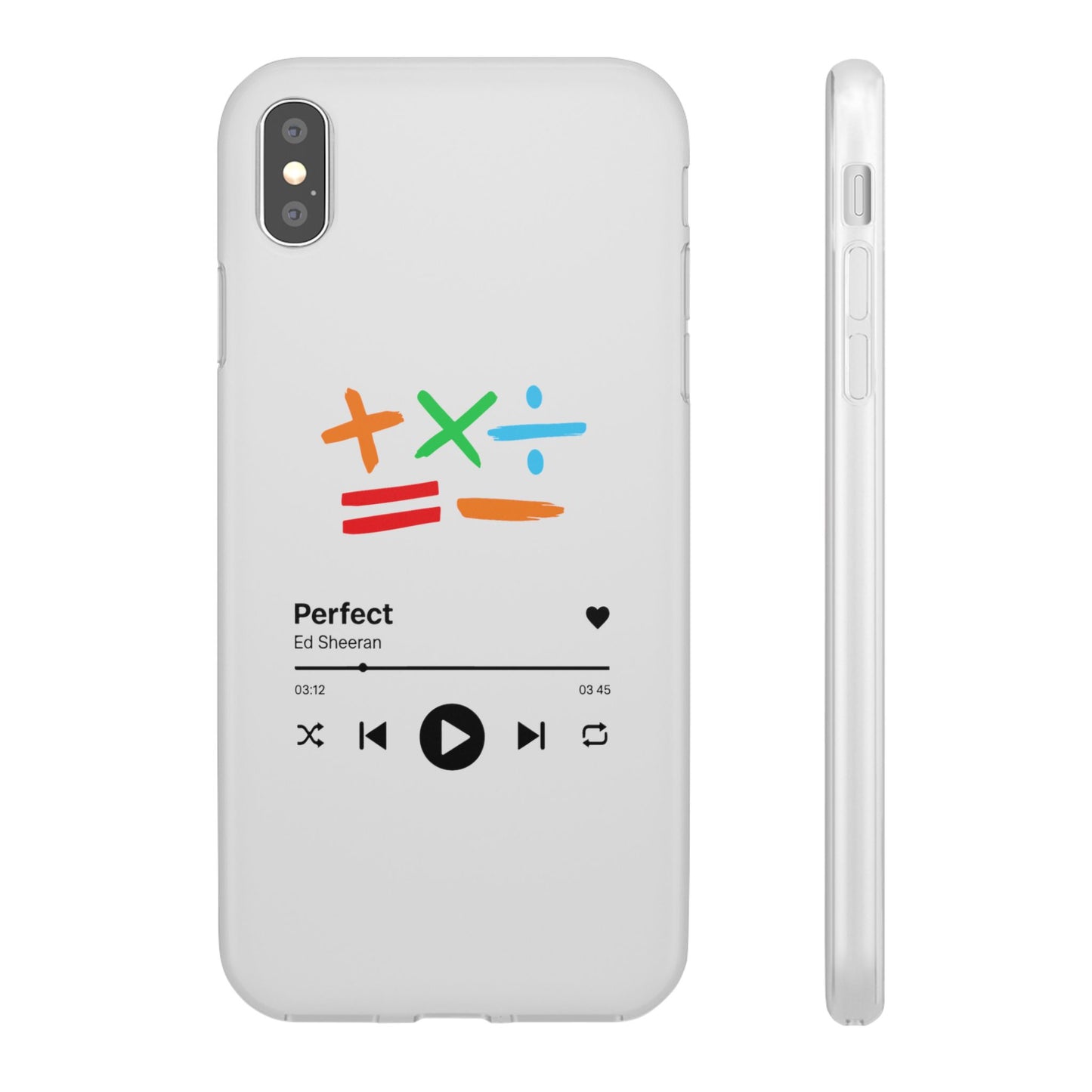 Flexi Case – Ed Sheeran Music Design (iPhone X–16 Pro Max)