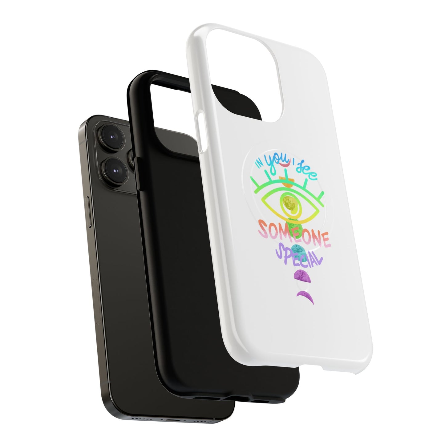 Rainbow Lunar Phases Tough Magnetic Case