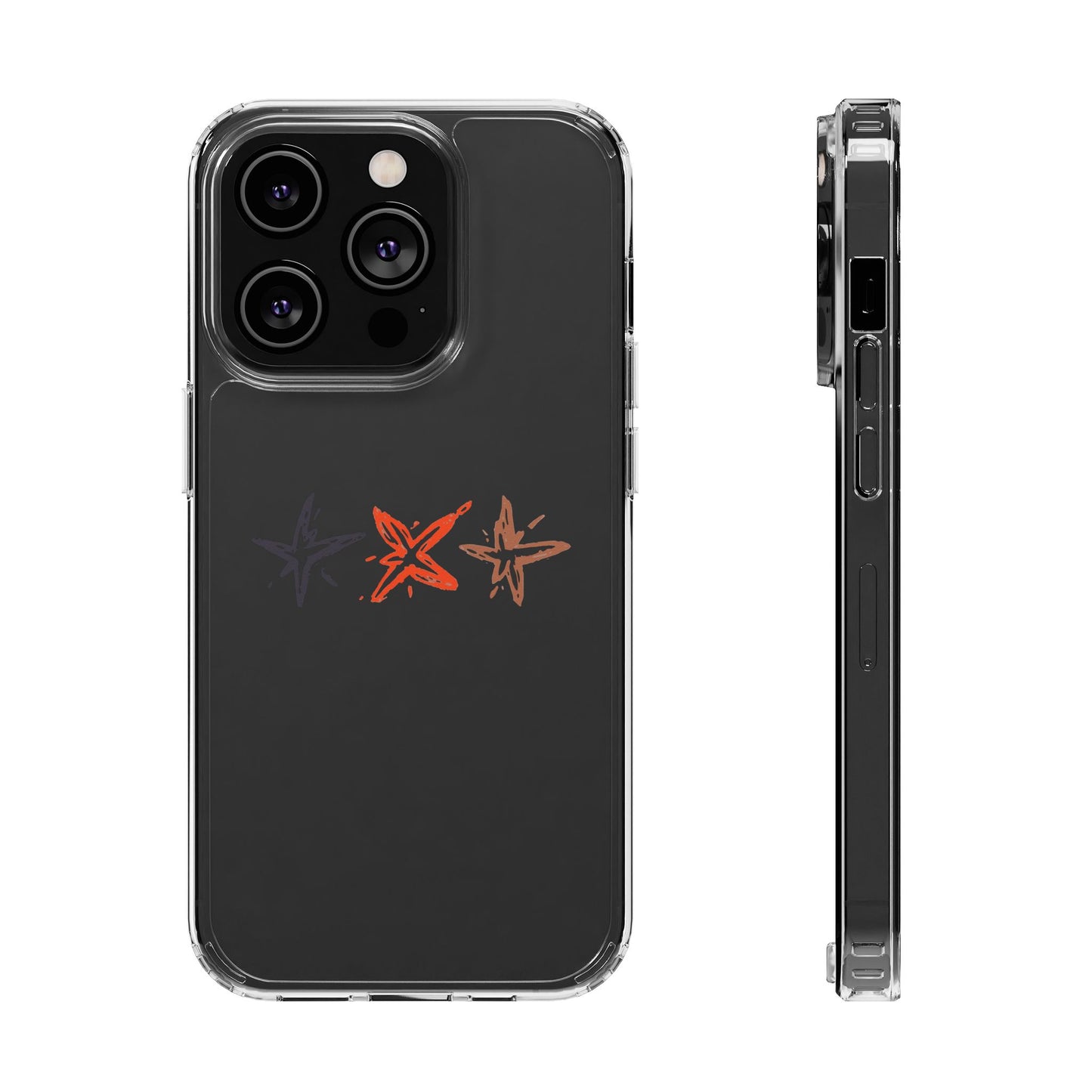 Starlit Threads Clear Cases
