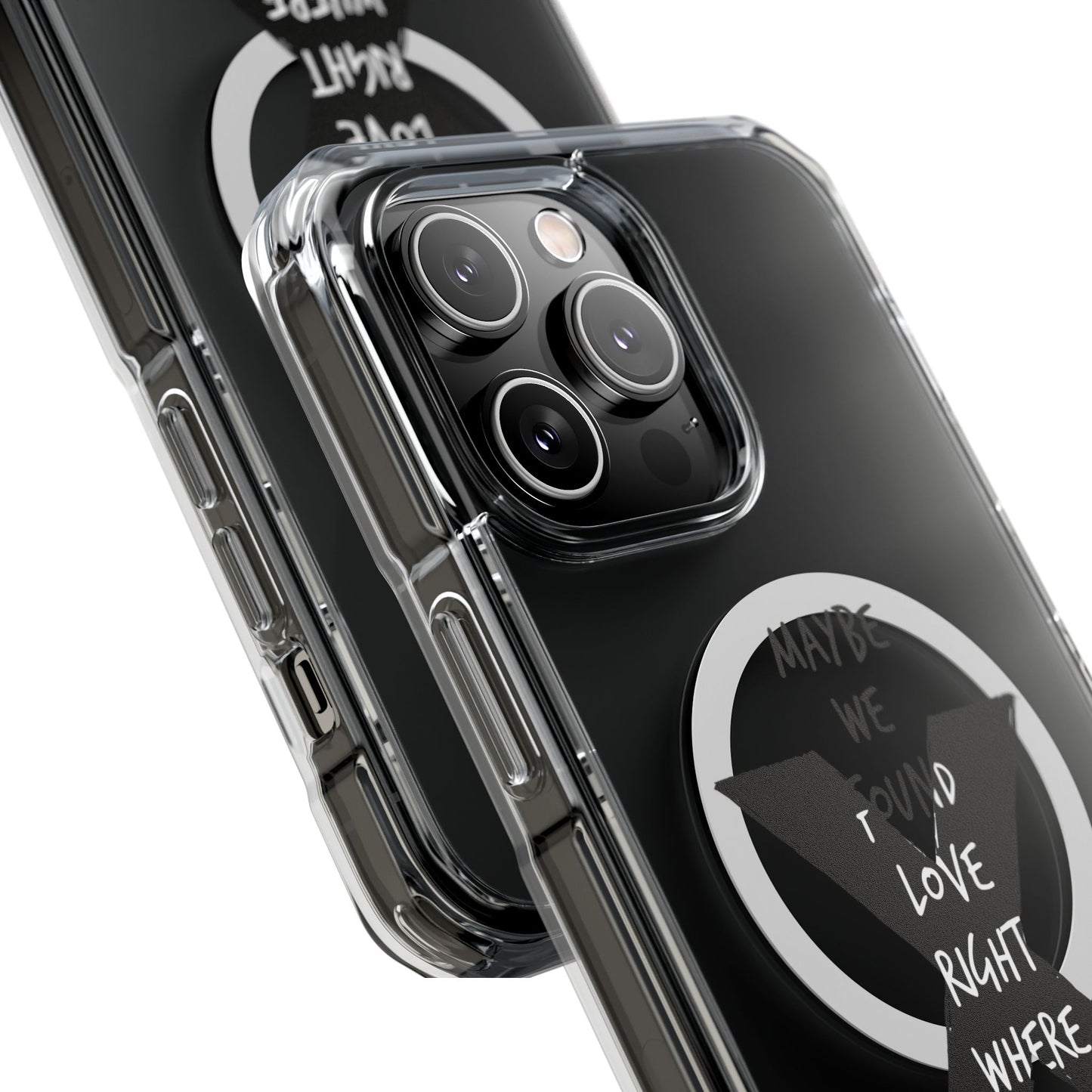 Abstract Paw and Brush Stroke Magnetic Clear Impact Case