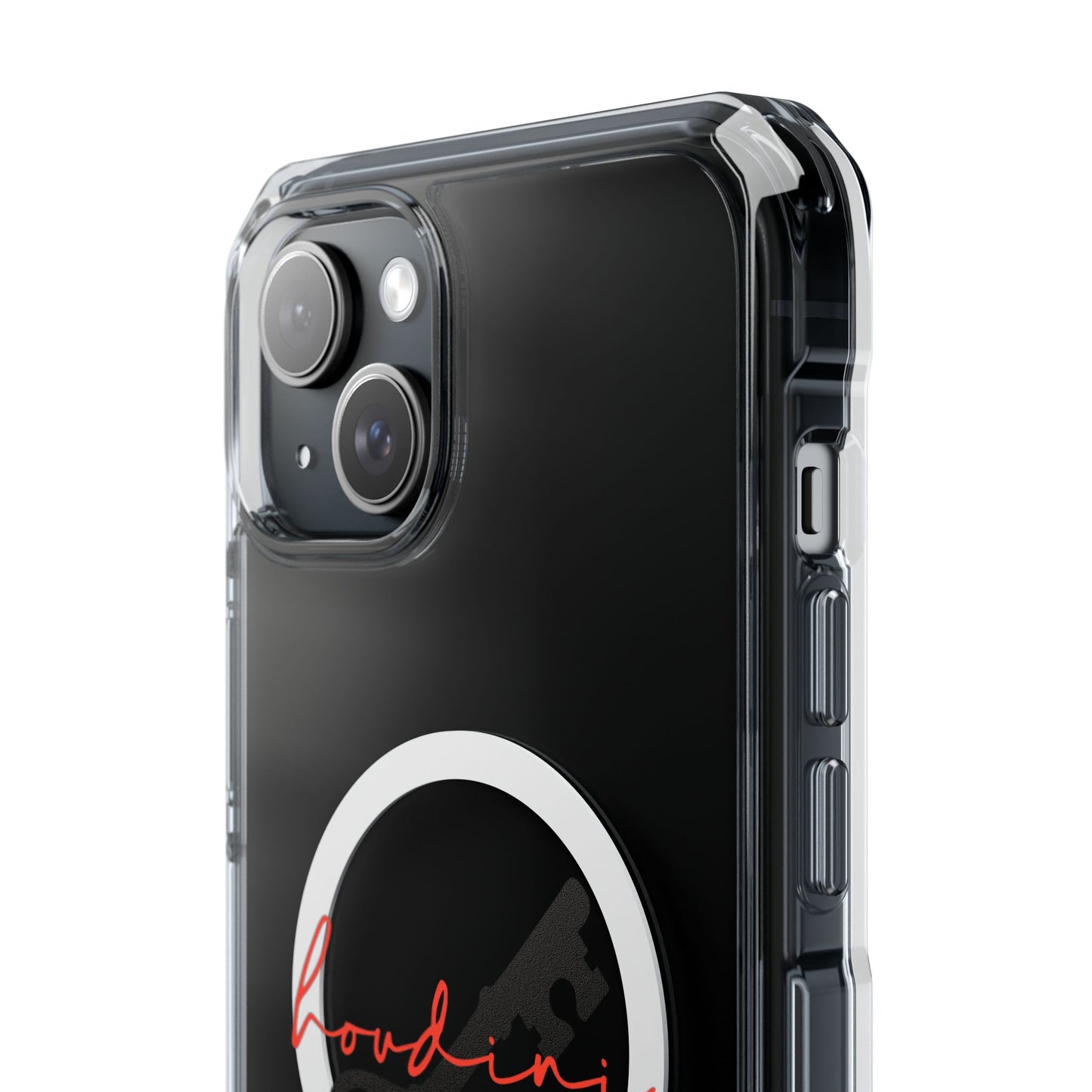 Cursive Spell “Houdini” Magnetic Clear Impact case