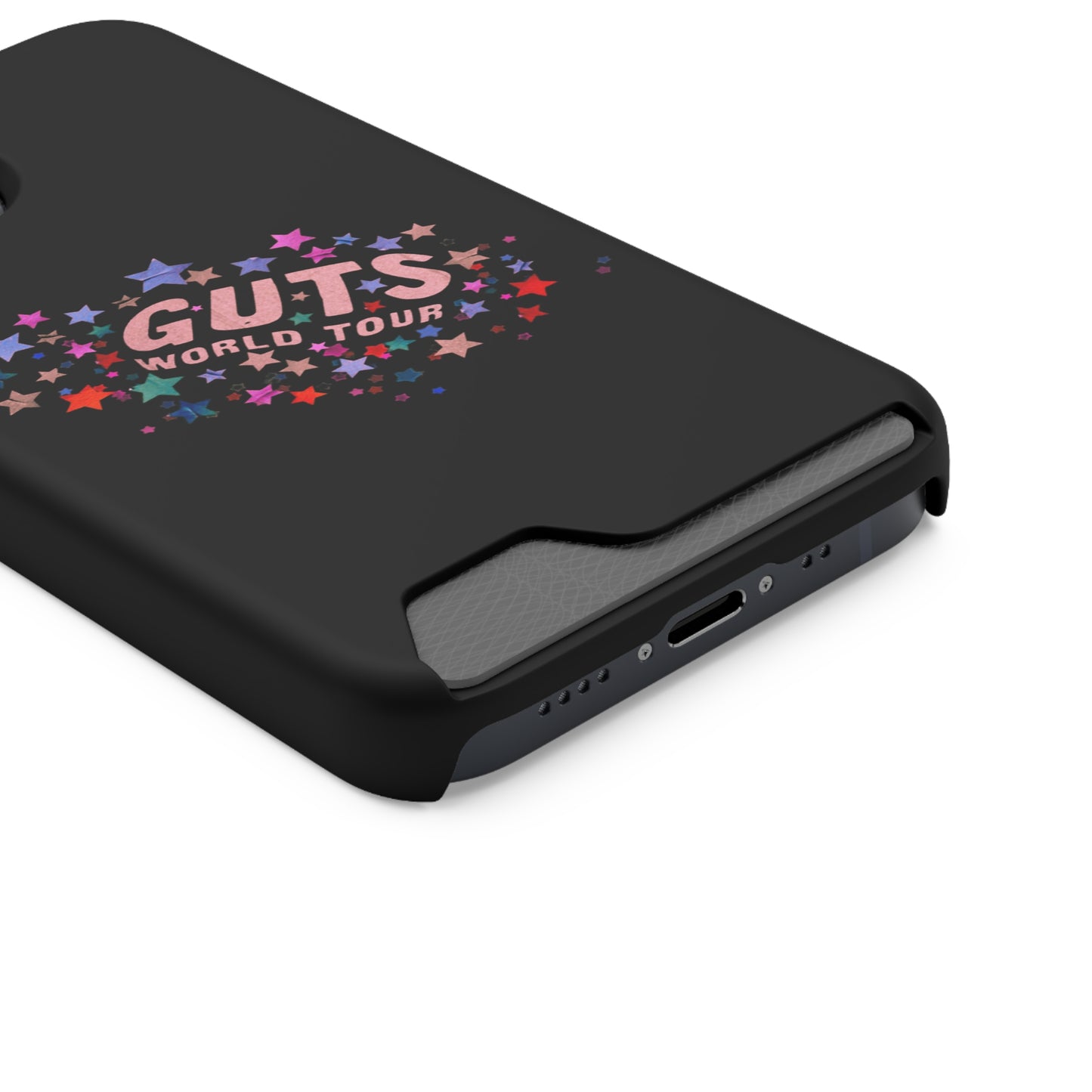 Phone Case + Card Holder For Iphone 13 – Olivia Rodrigo Guts World Tour | Black Edition
