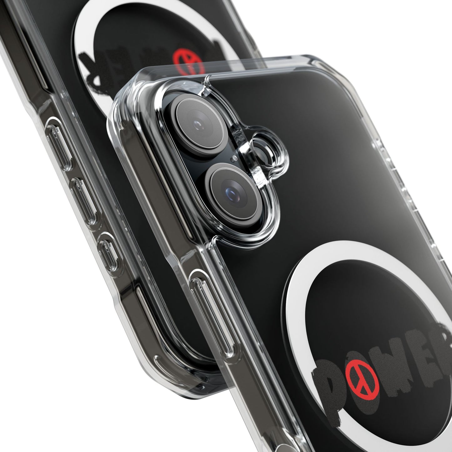Peace Vibes Streetwear Magnetic Clear Impact Case