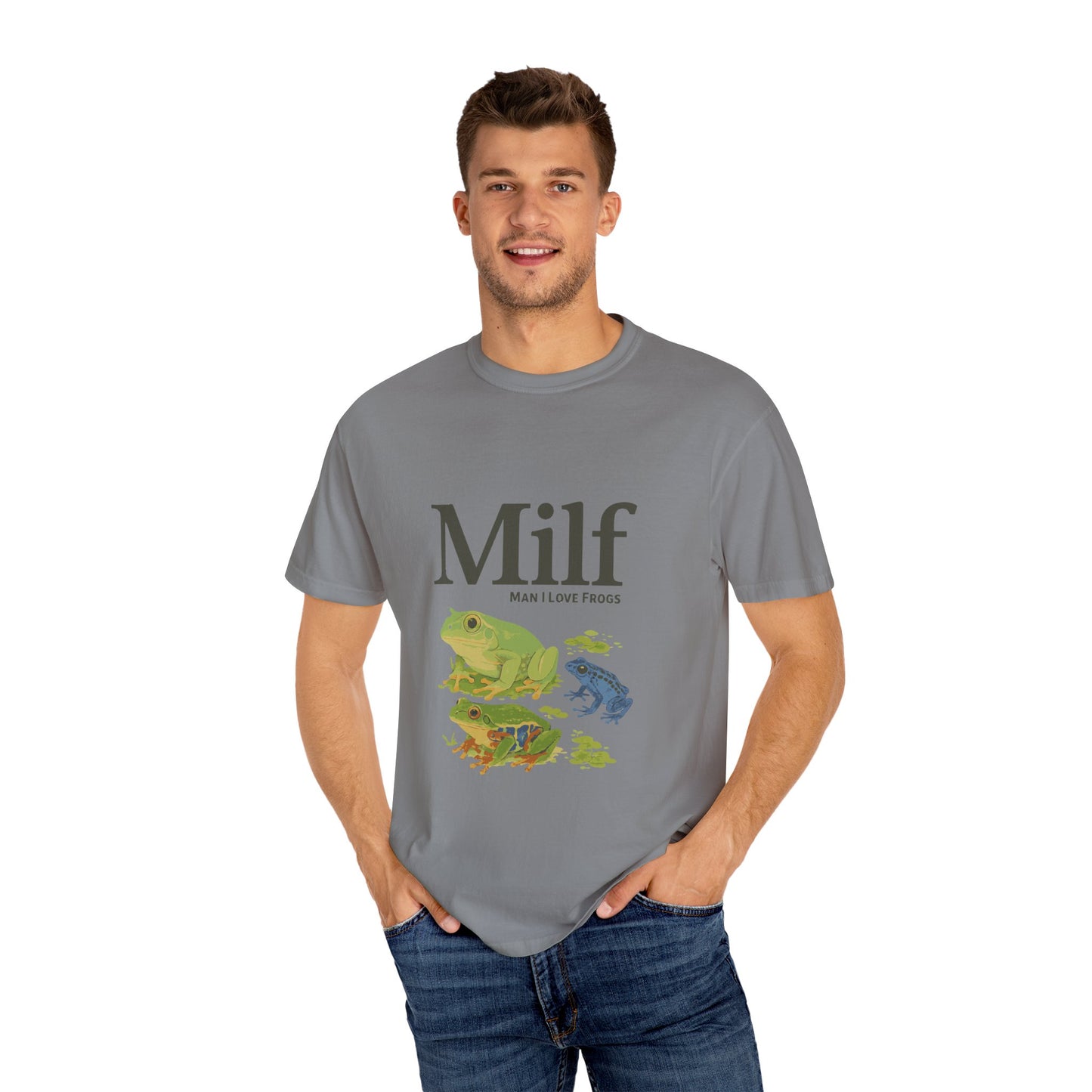 Unisex Garment-Dyed T-shirt – Snazzy Funny Milf Edition