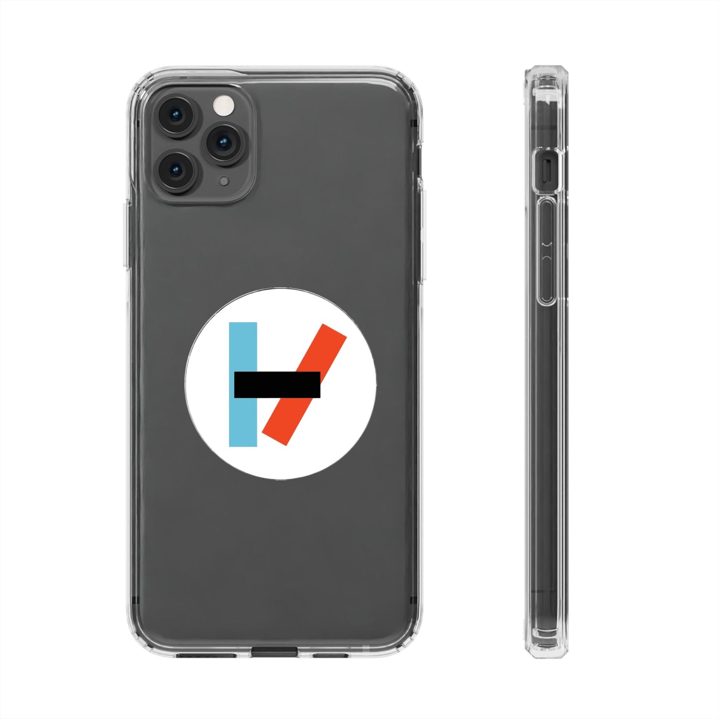 Circle Flame Clear Case