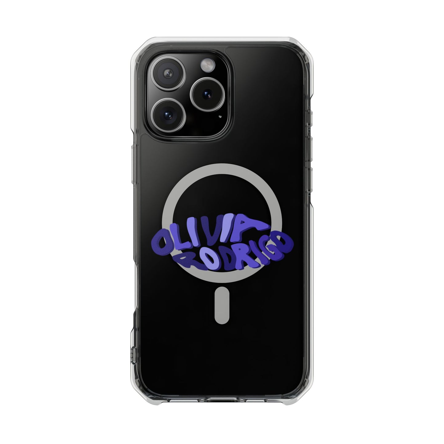 Olivia Rodrigo Wavy Text Magnetic Clear Impact Case