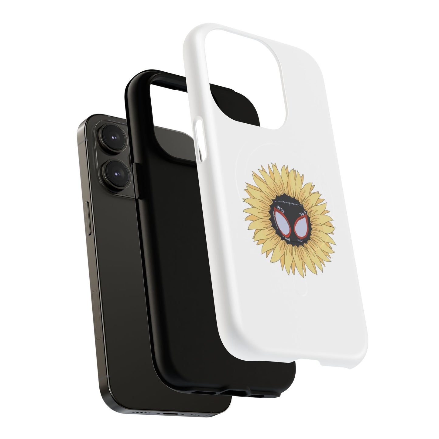 Sunflower Mask Illustration Tough Magnetic Case