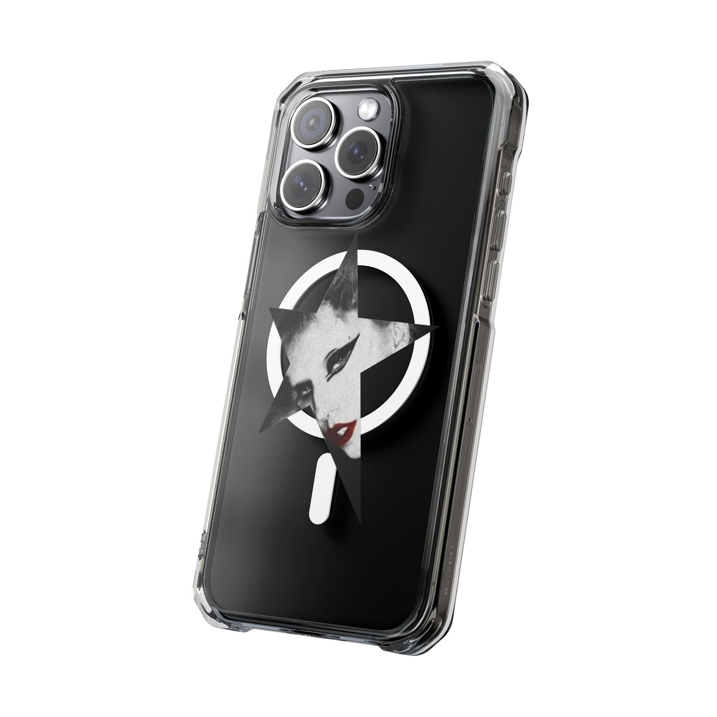 Born This Way Star Face Magnetic clear case