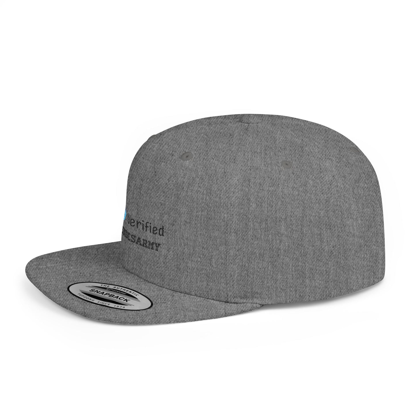 Verified Soul Flat Bill Snapback Cap