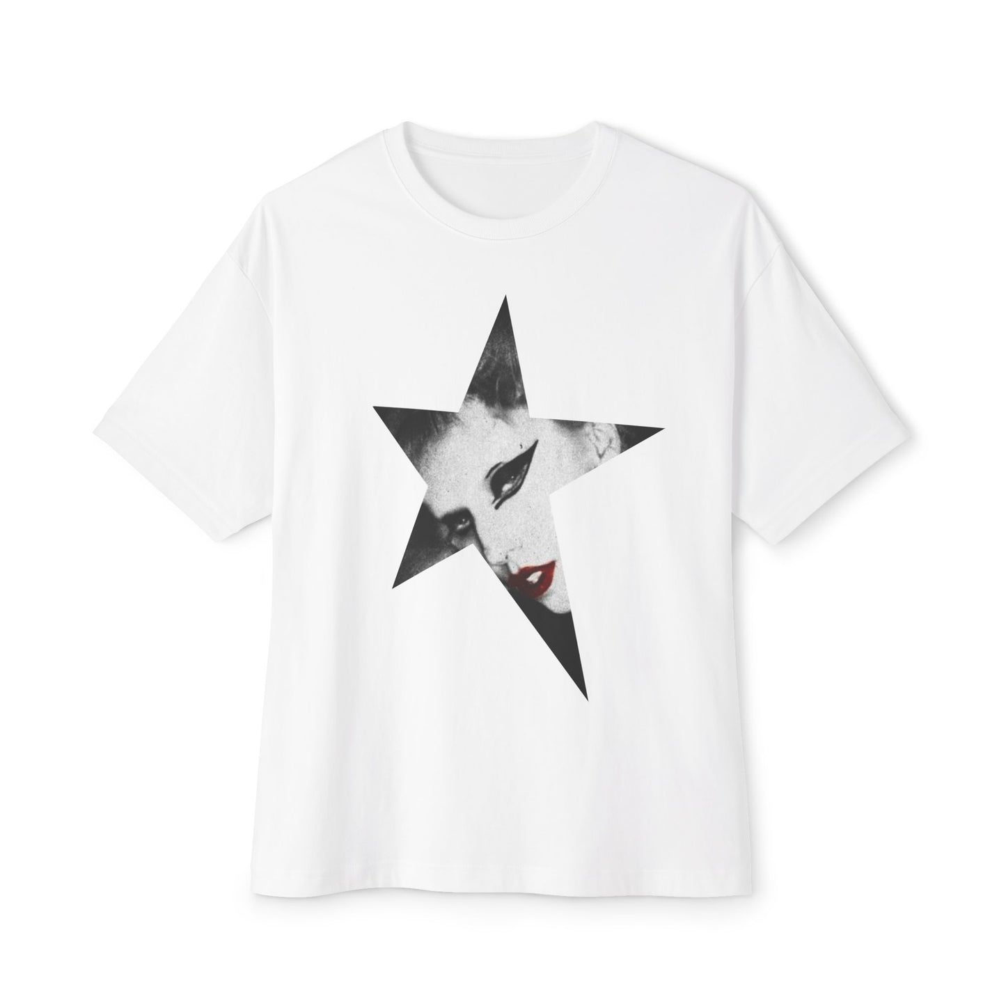Born This Way Star Face-Unisex Oversized Tee