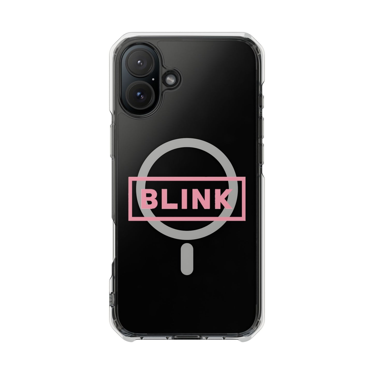 Minimal BLINK Logo - Magnetic Clear Impact Case