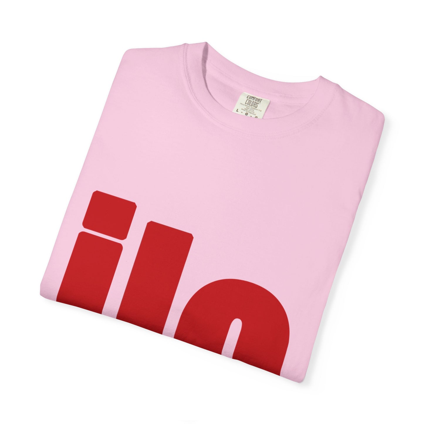 ILO Bold Red Block Unisex Dyed T-shirt