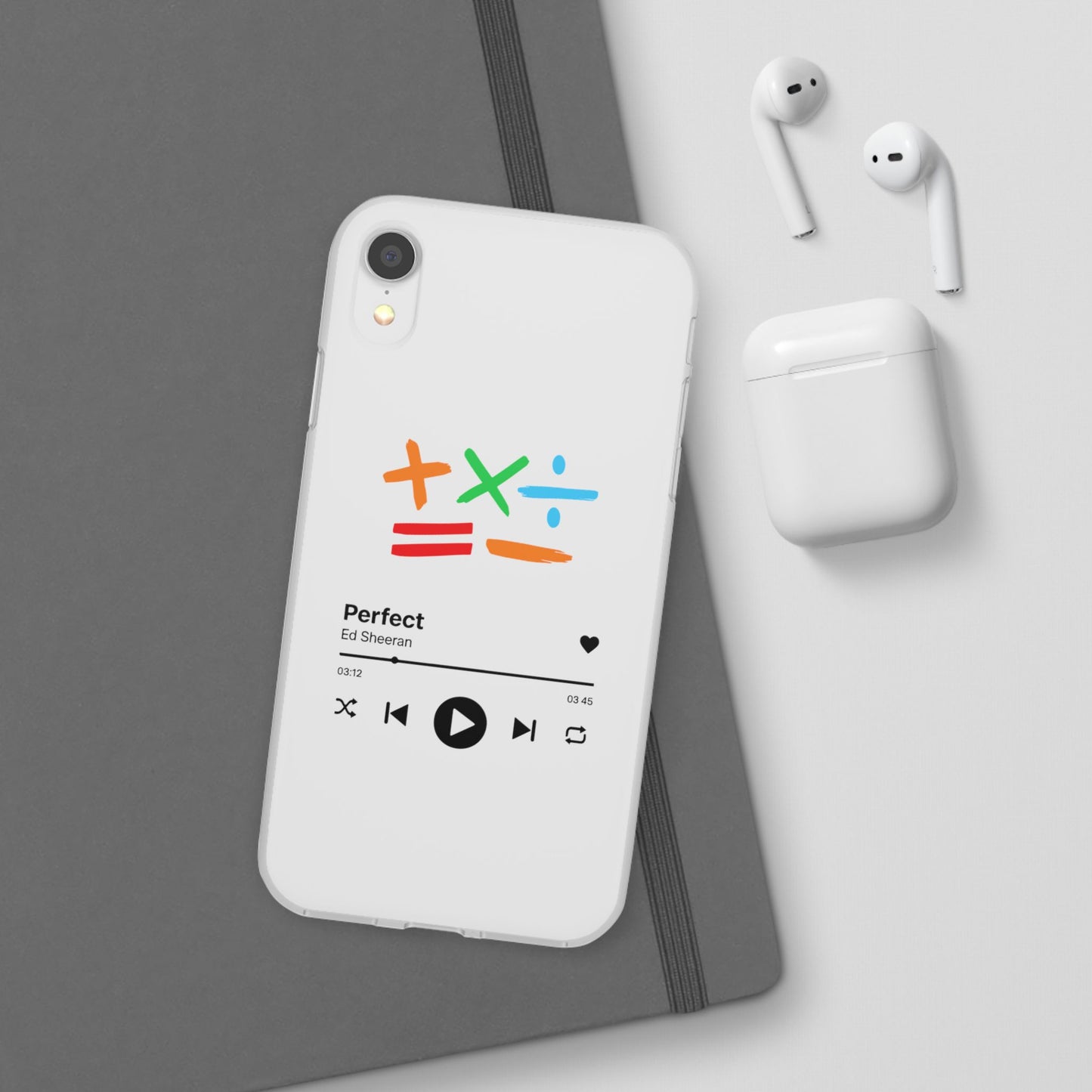 Flexi Case – Ed Sheeran Music Design (iPhone X–16 Pro Max)