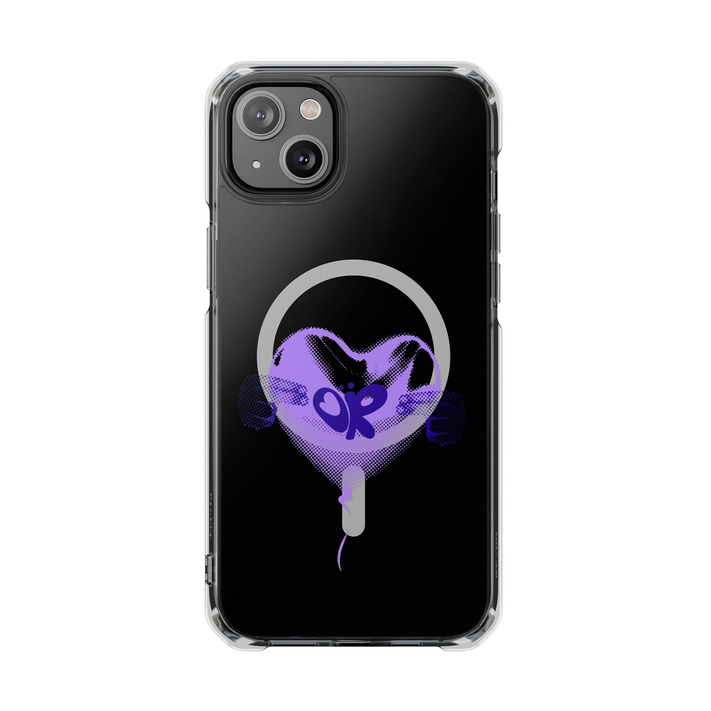 Heart Balloon OR Pop Art Magnetic Clear Impact Case