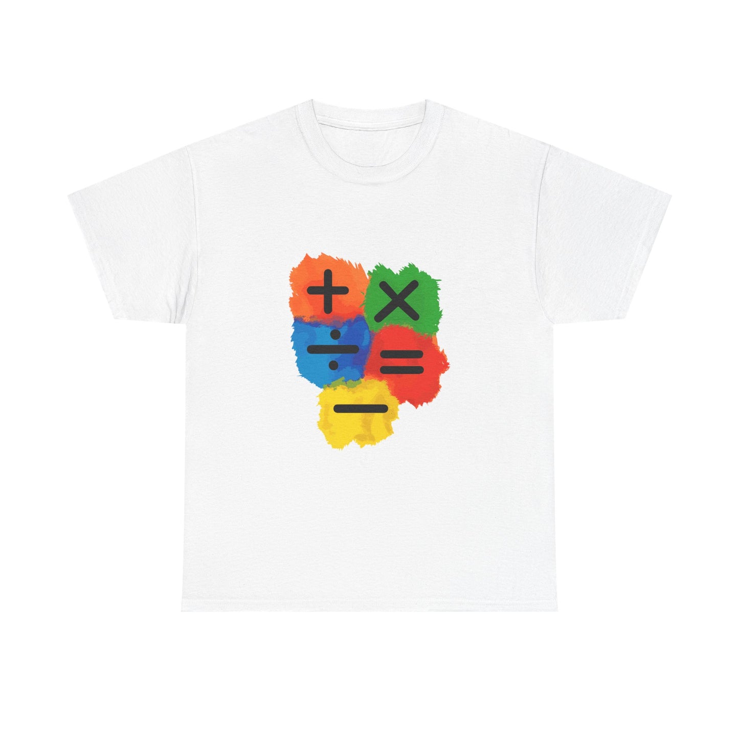 Orange Equals Symbol Unisex Heavy Cotton Tee