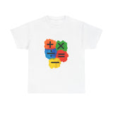 Orange Equals Symbol Unisex Heavy Cotton Tee