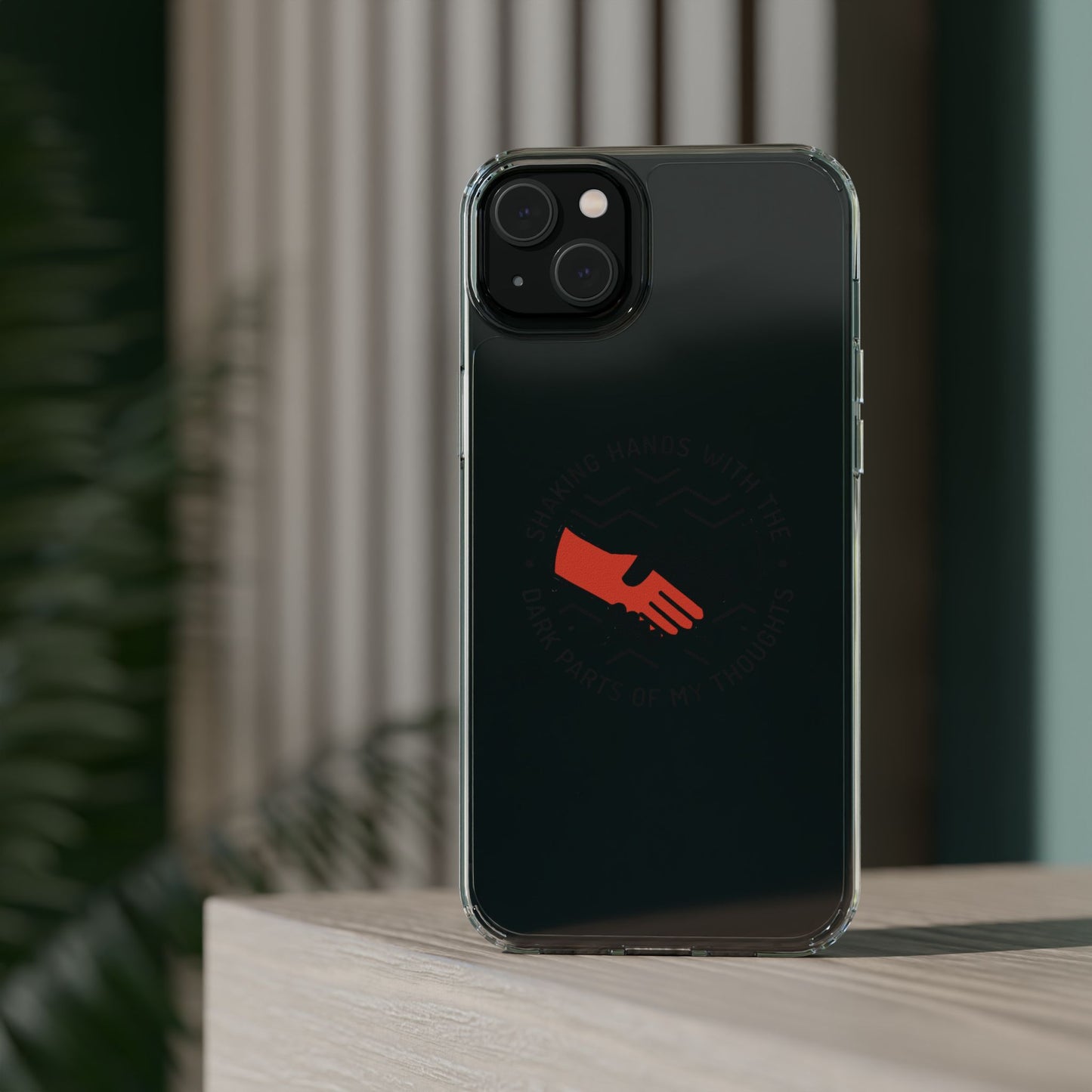 Dark Grip Clear Case