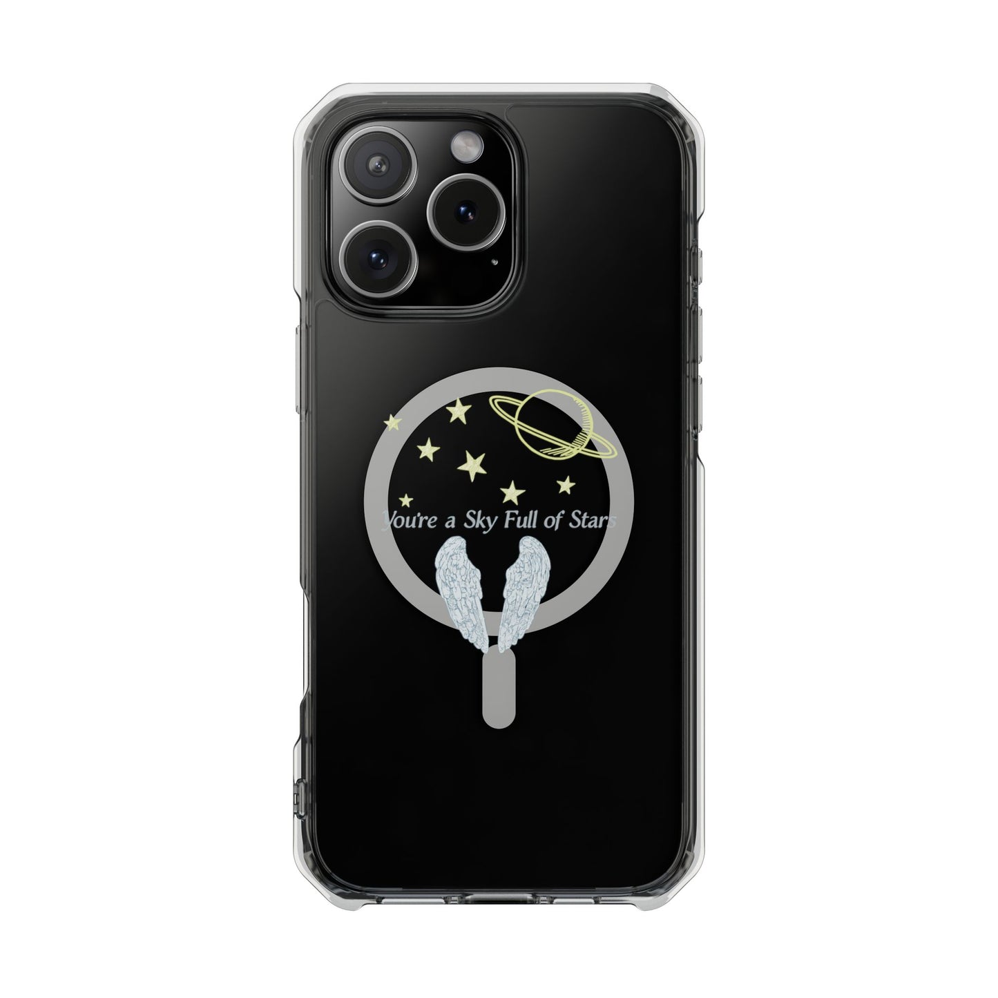 Starry Sky Wings Magnetic Clear Impact case
