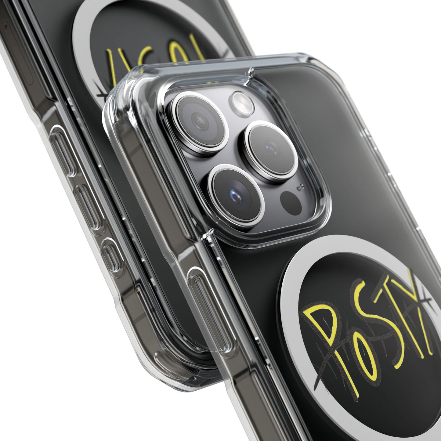 Abstract Black Barbed Wire Magnetic Impact Case