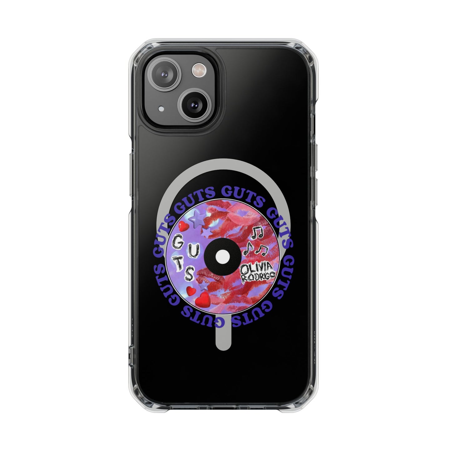 Guts Album Art CD Magnetic Clear Impact Case