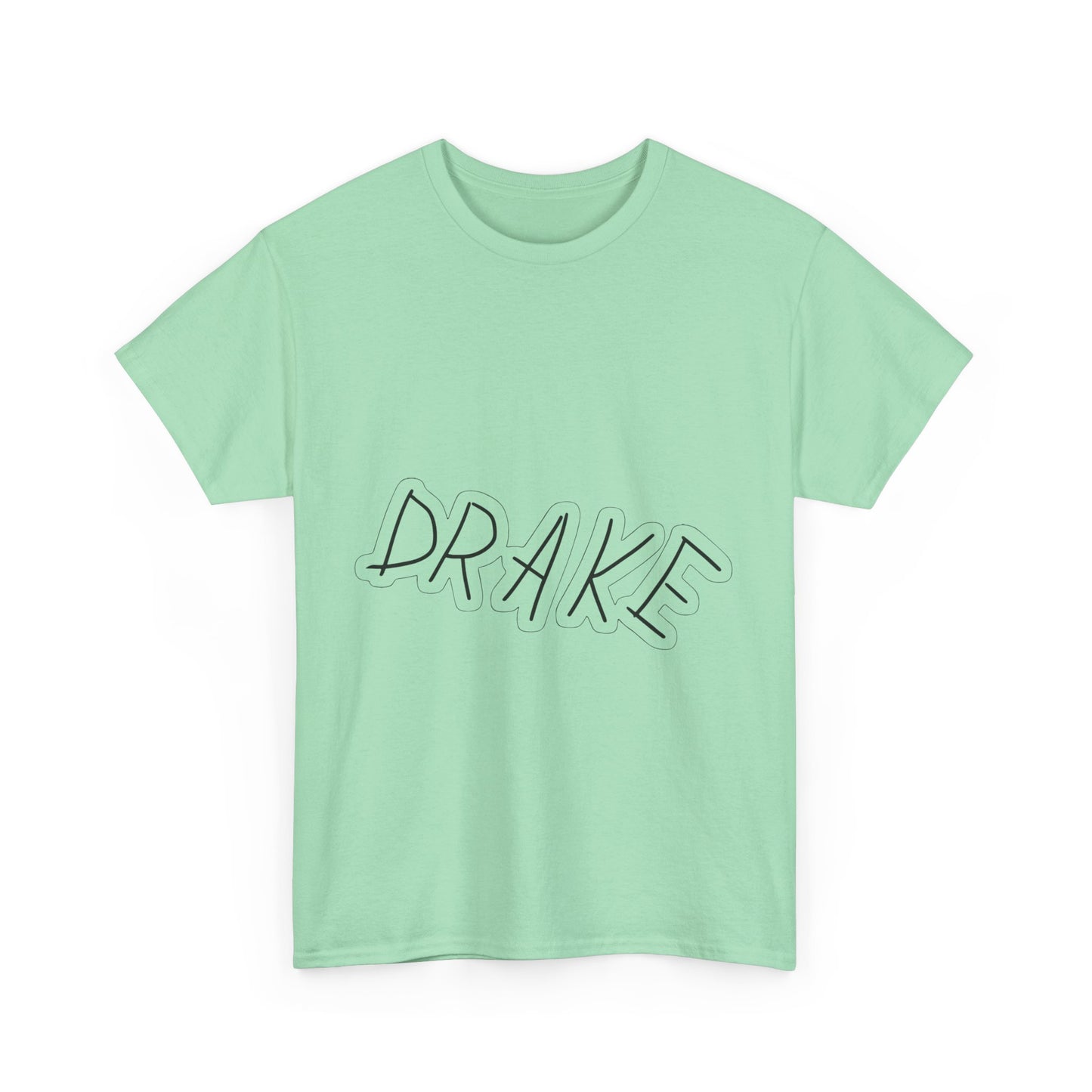 Dra-ke Graffiti Script Heavy Cotton Tee