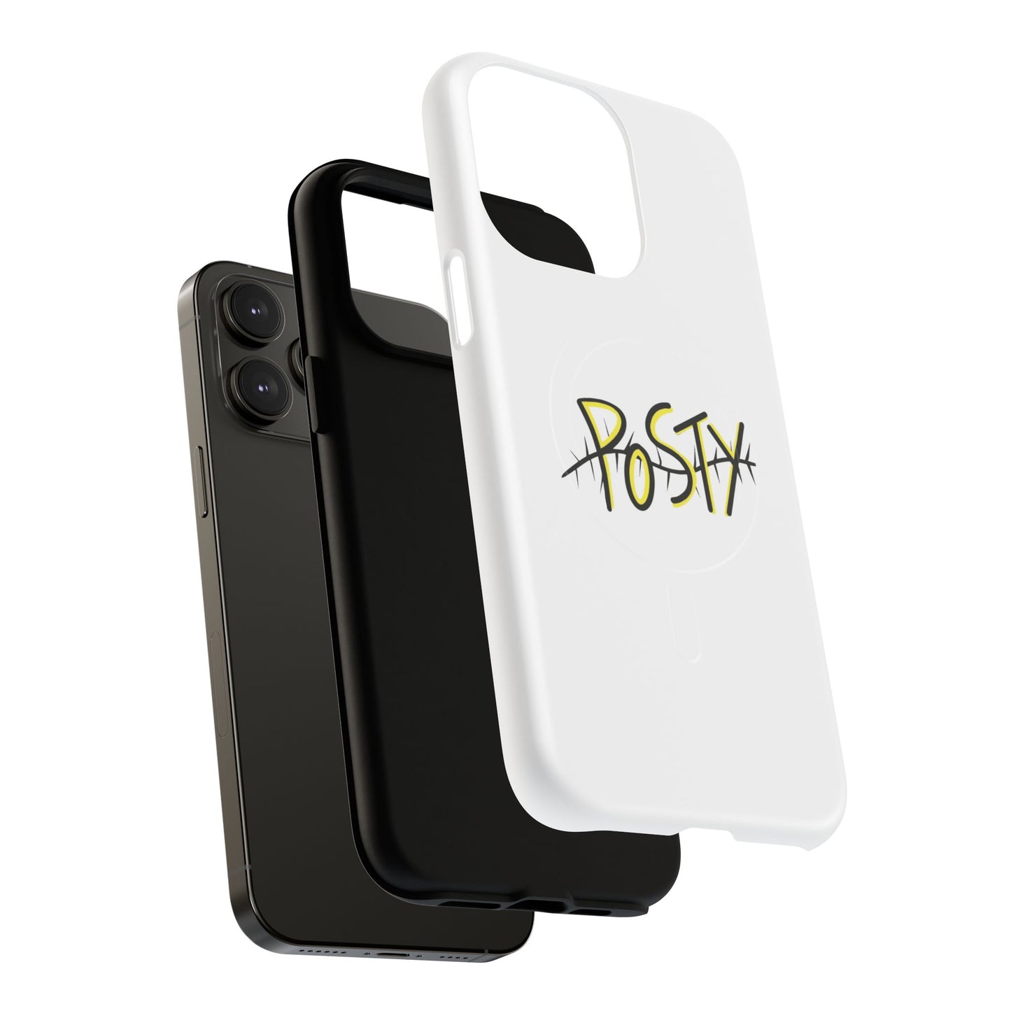 Abstract Black Barbed Wire Tough Magnetic Case