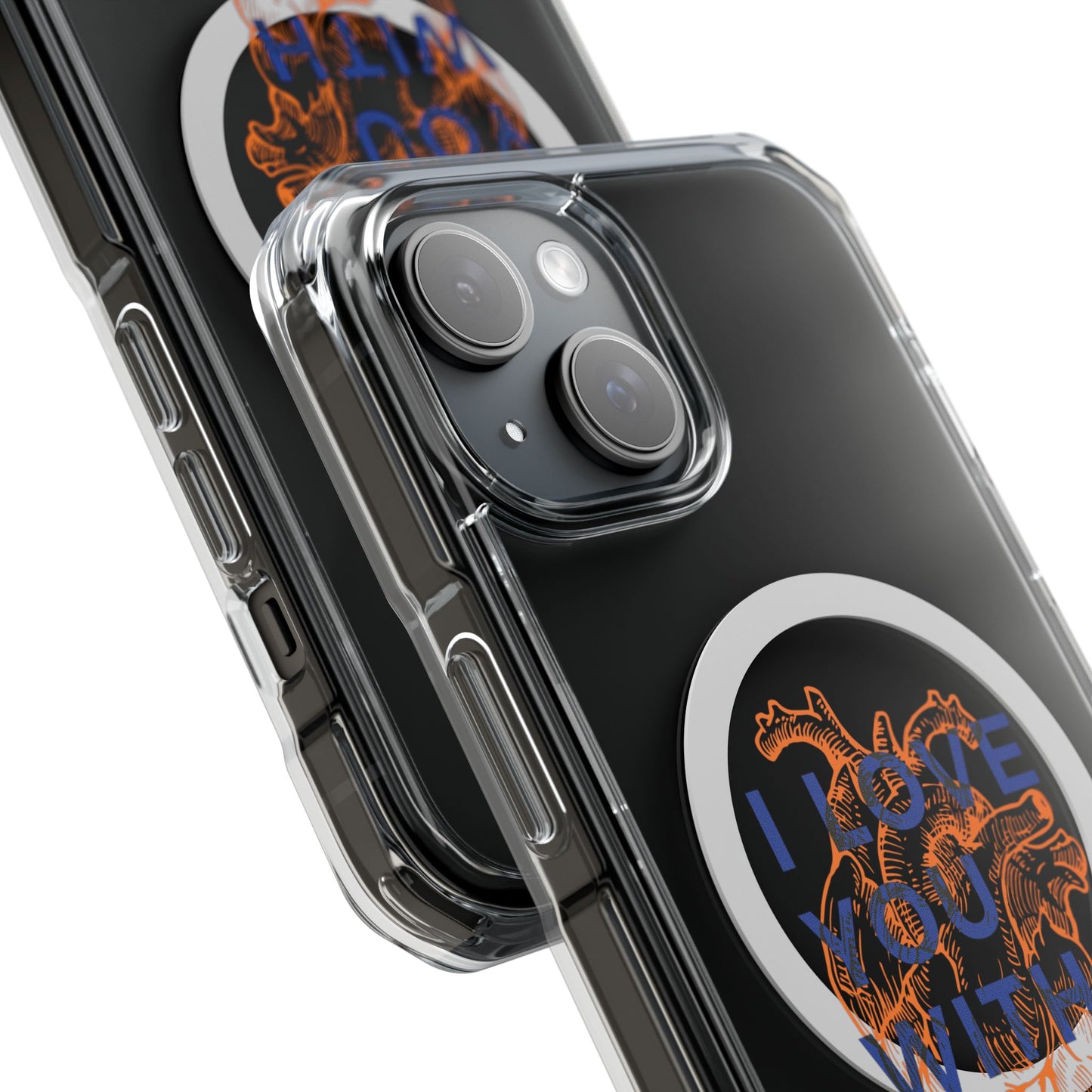 All My Heart Anatomical Art Magnetic Clear Impact case