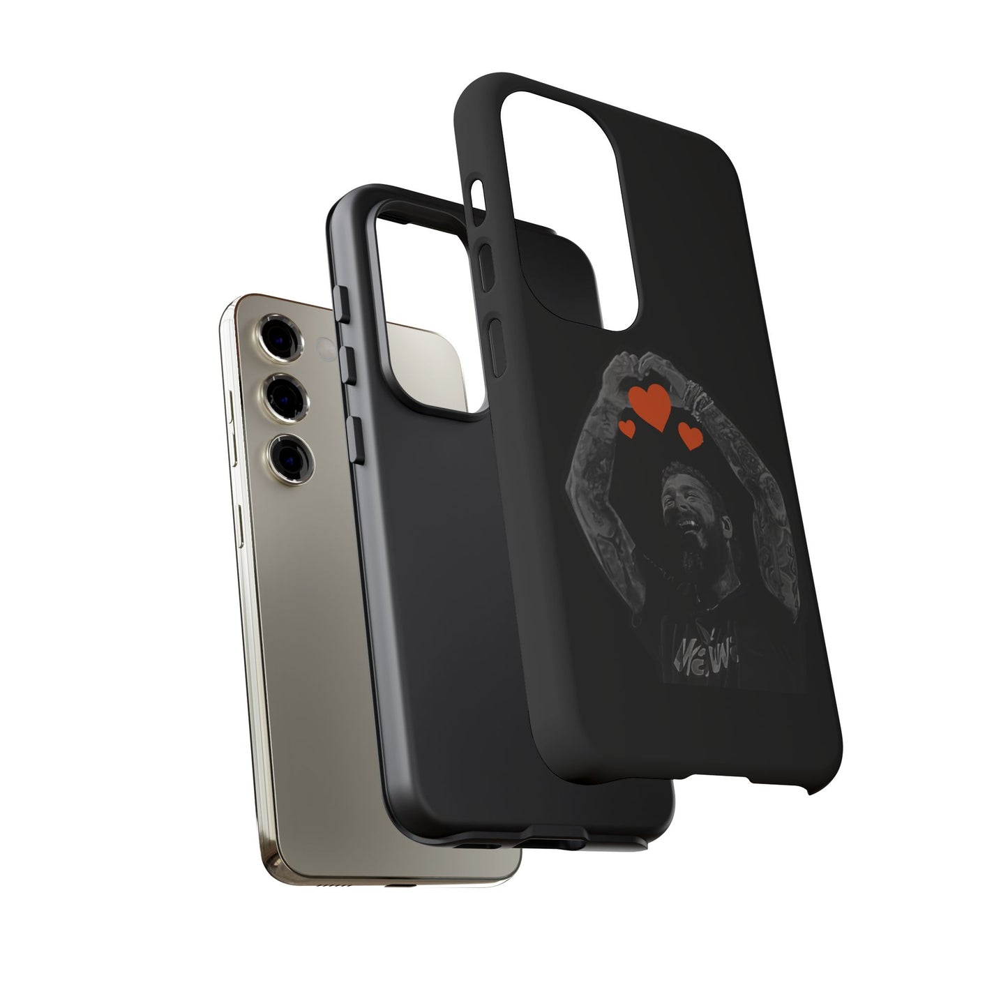 Tough Samsung Case (S20–S25) – Post Malone Heartfelt Wishes