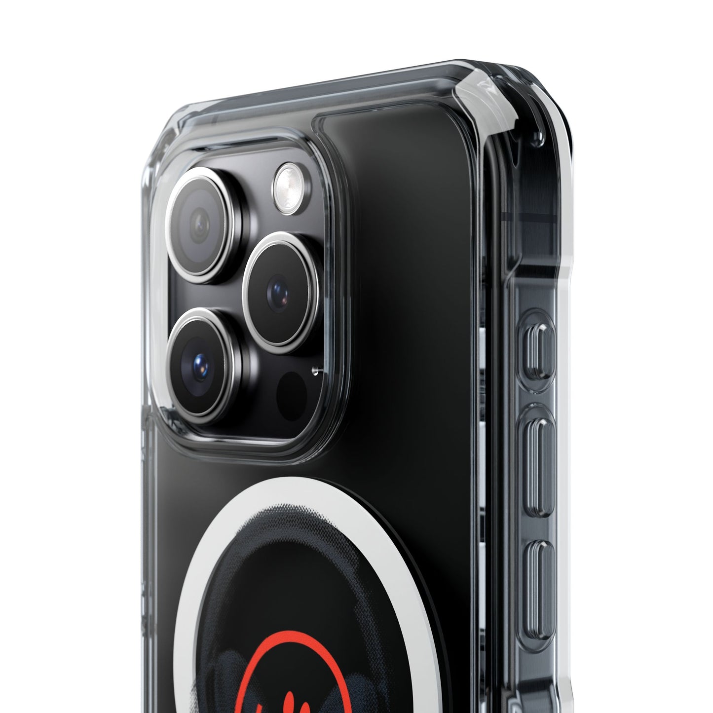 Smiley Beats Graphic Magnetic Clear Impact Case