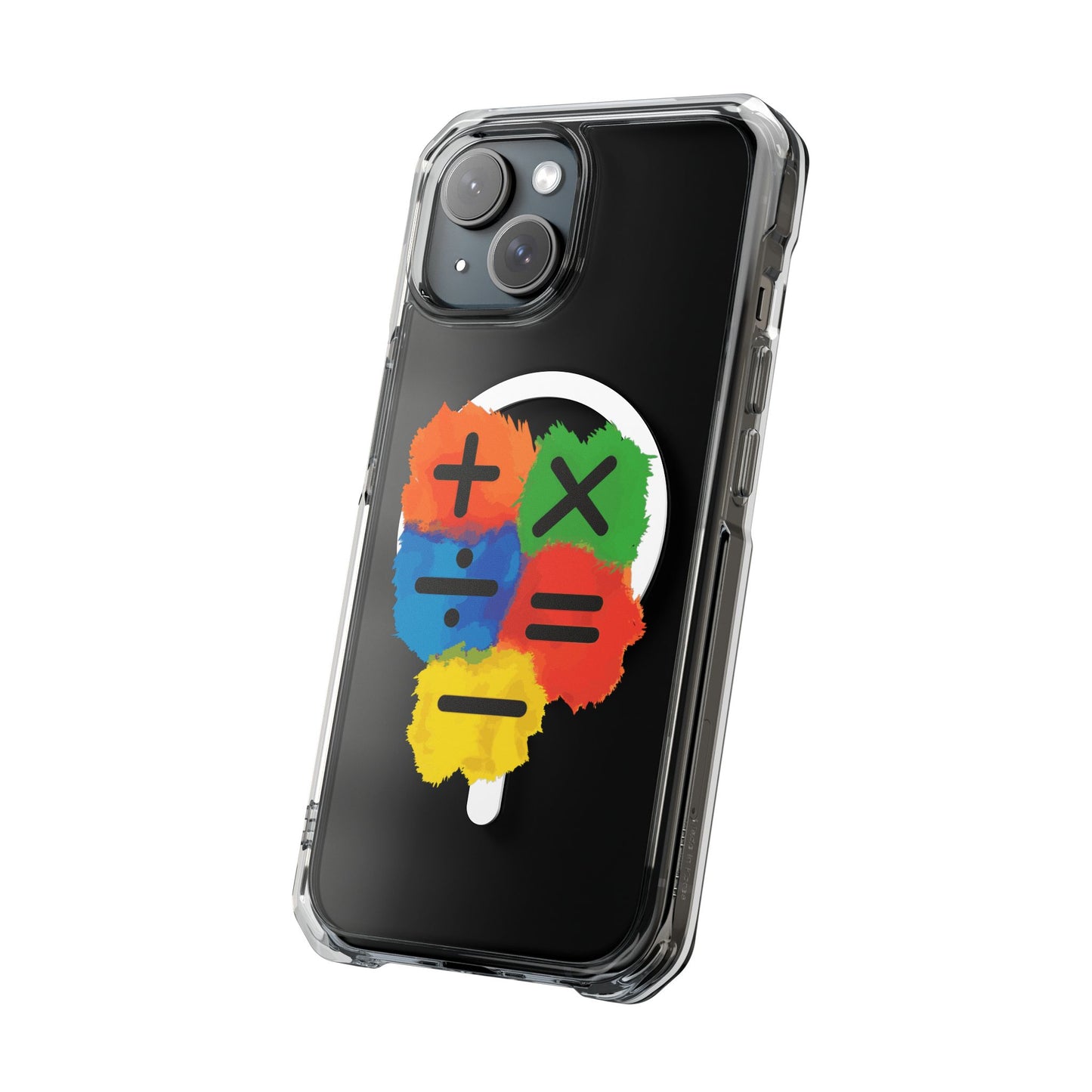 Orange Equals Symbol Magnetic Clear Impact Case