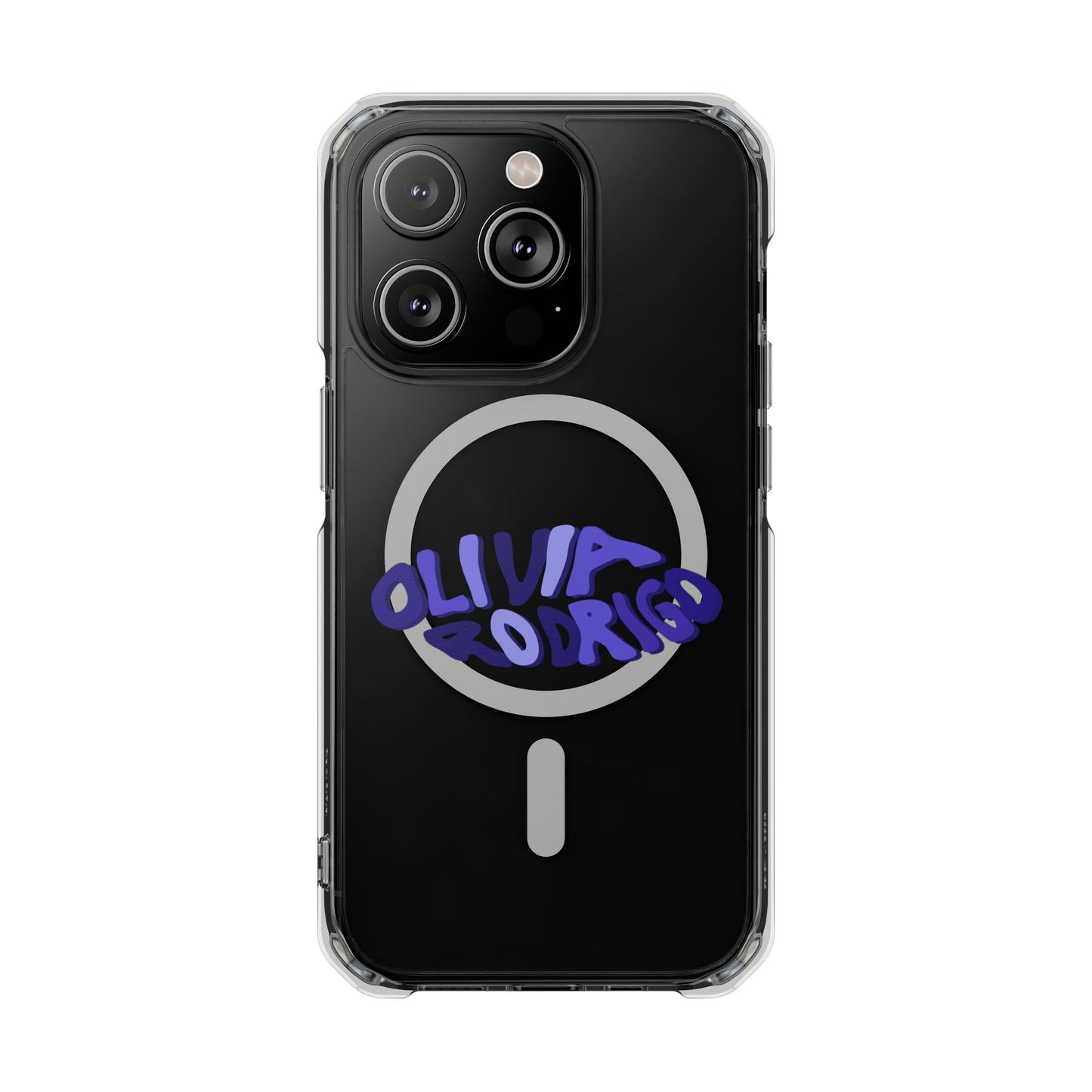 Olivia Rodrigo Wavy Text Magnetic Clear Impact Case