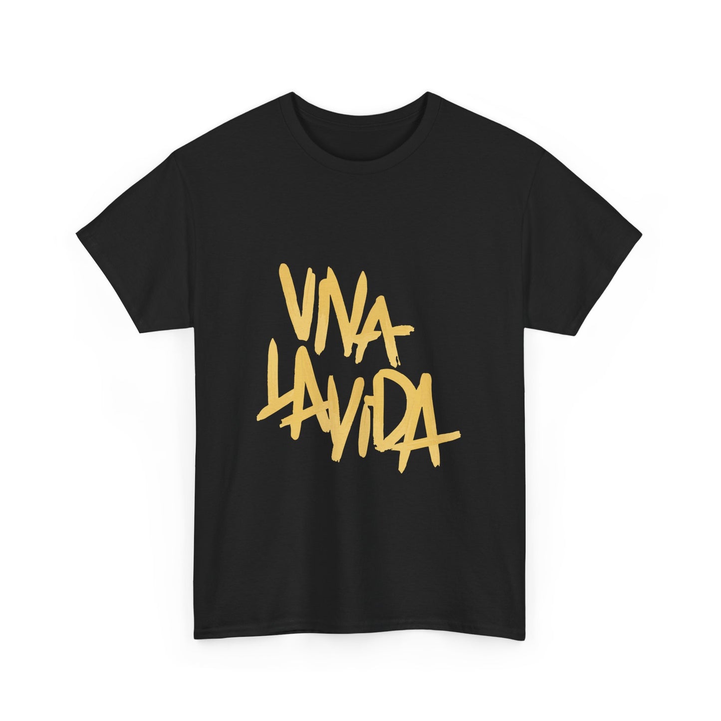 Golden Brush Script Unisex Cotton Tee