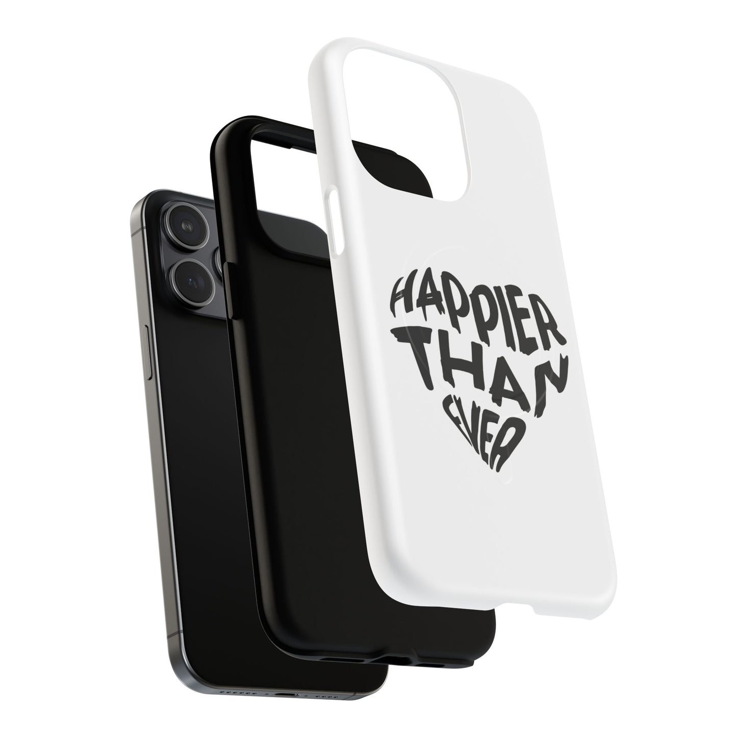Happier Heart Lettering Tough Magnetic Case