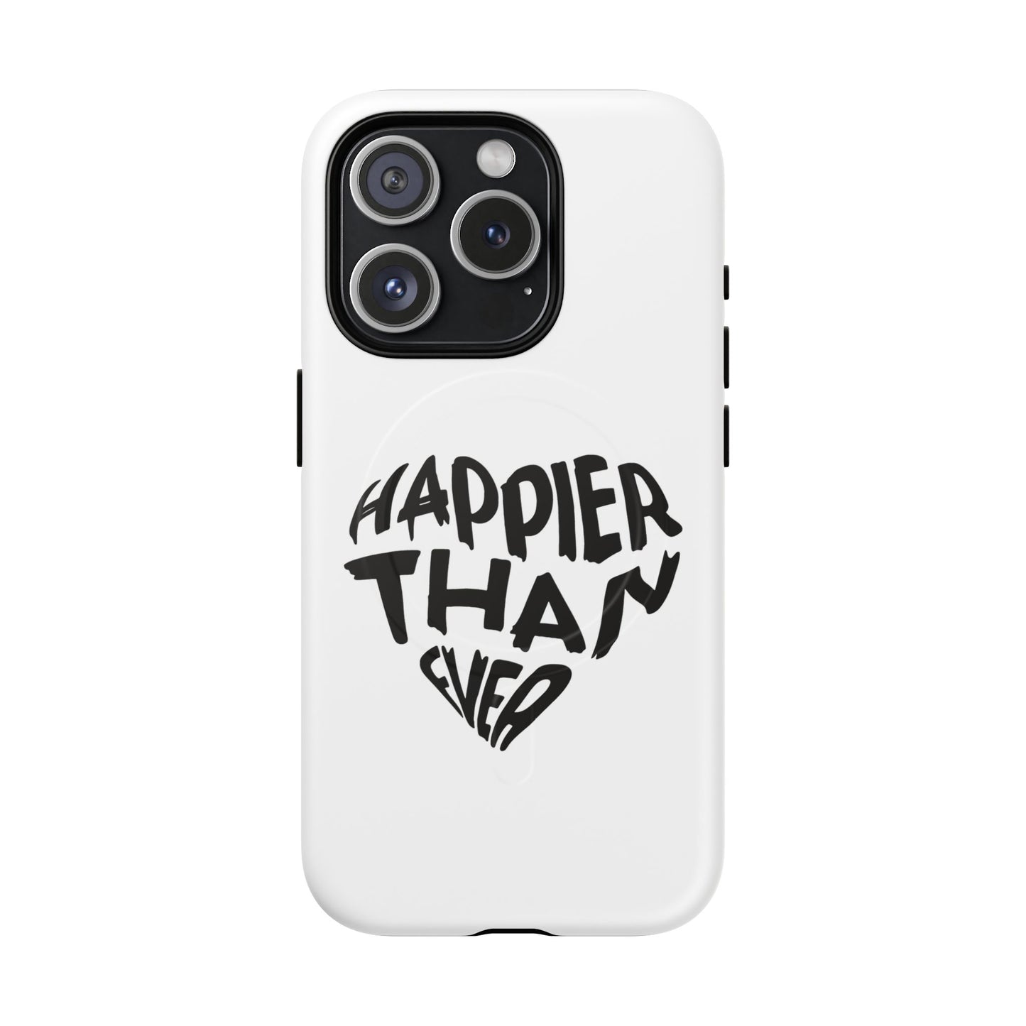 Happier Heart Lettering Tough Magnetic Case