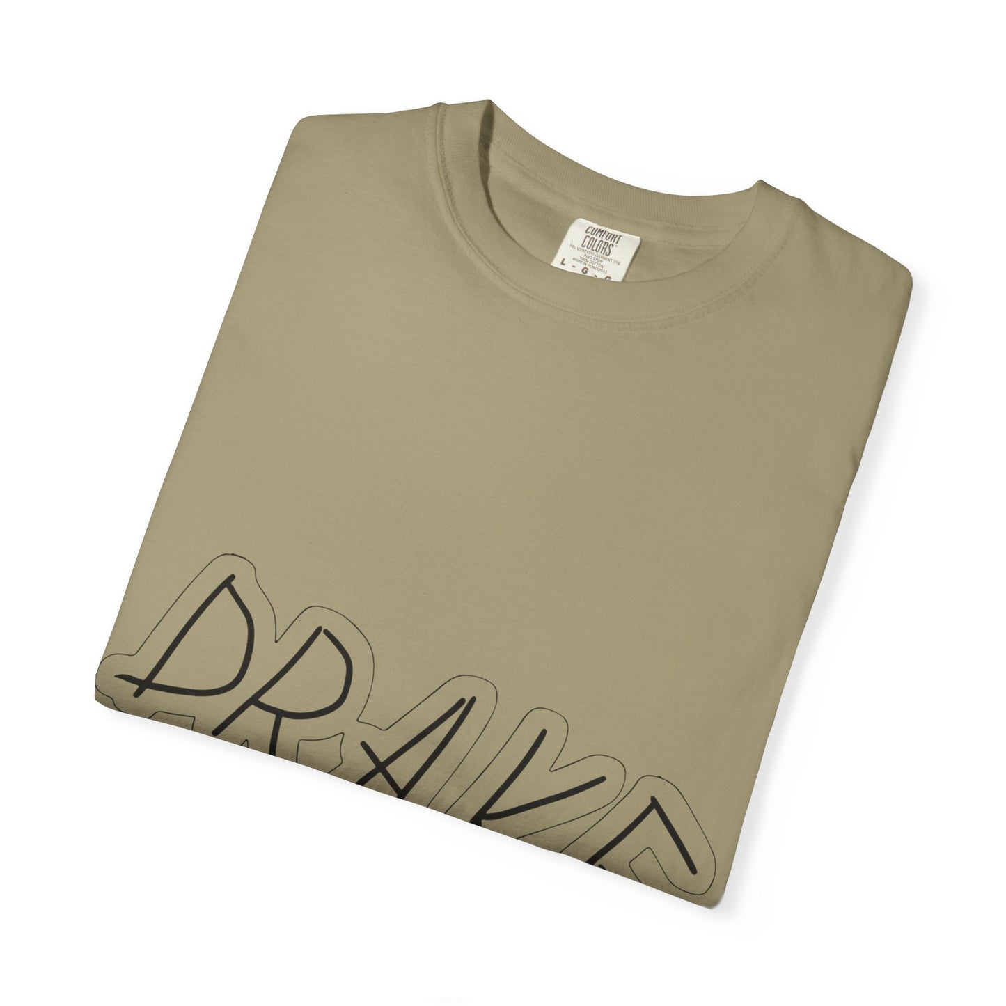 Dra-ke Graffiti Script Dyed Tshirt