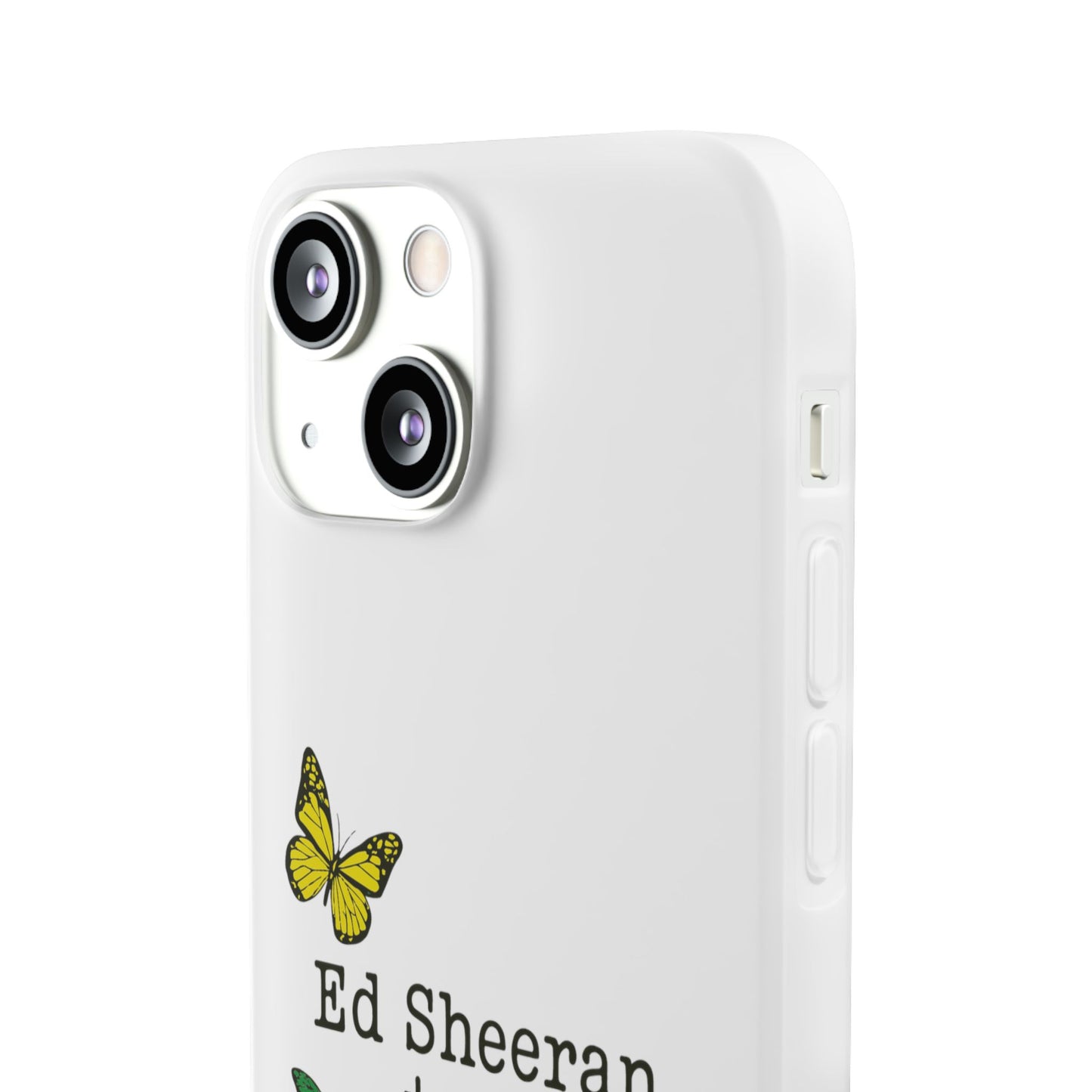 Flexi Case – Ed Sheeran butterfly edition (iPhone X–16 Pro Max)