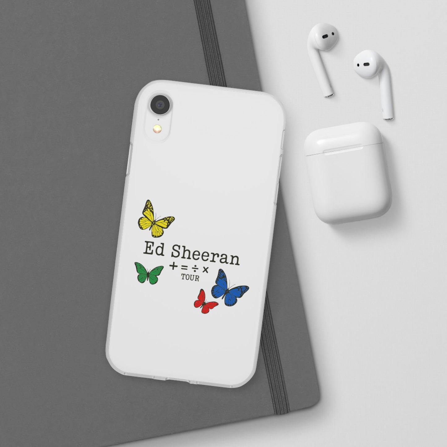Flexi Case – Ed Sheeran butterfly edition (iPhone X–16 Pro Max)
