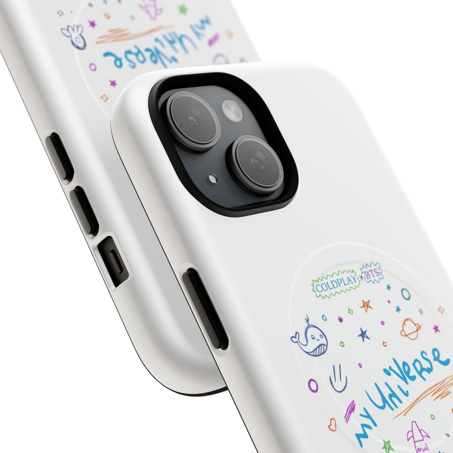 Neon Space Doodles Tough Magnetic Case