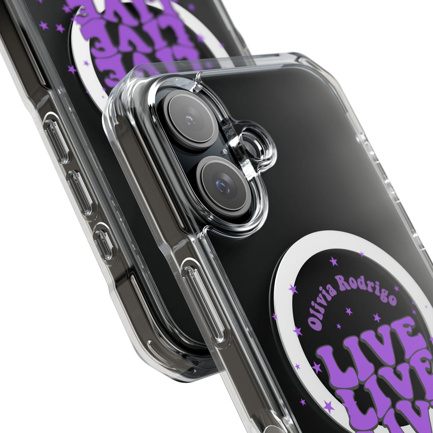 Olivia Rodrigo Live World Tour Magnetic Clear Impact Case