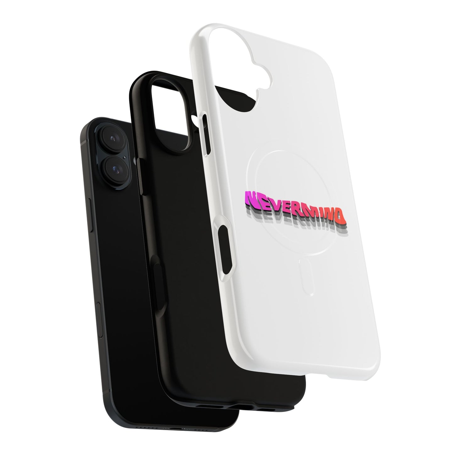 Wavy Groovy Typography Tough Magnetic Case