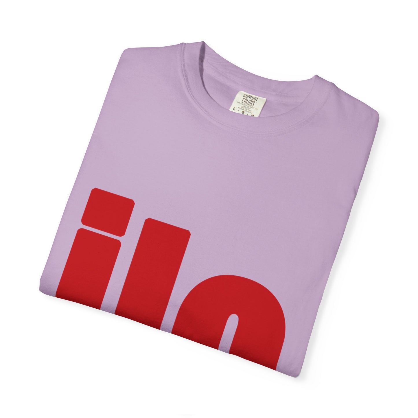 ILO Bold Red Block Unisex Dyed T-shirt